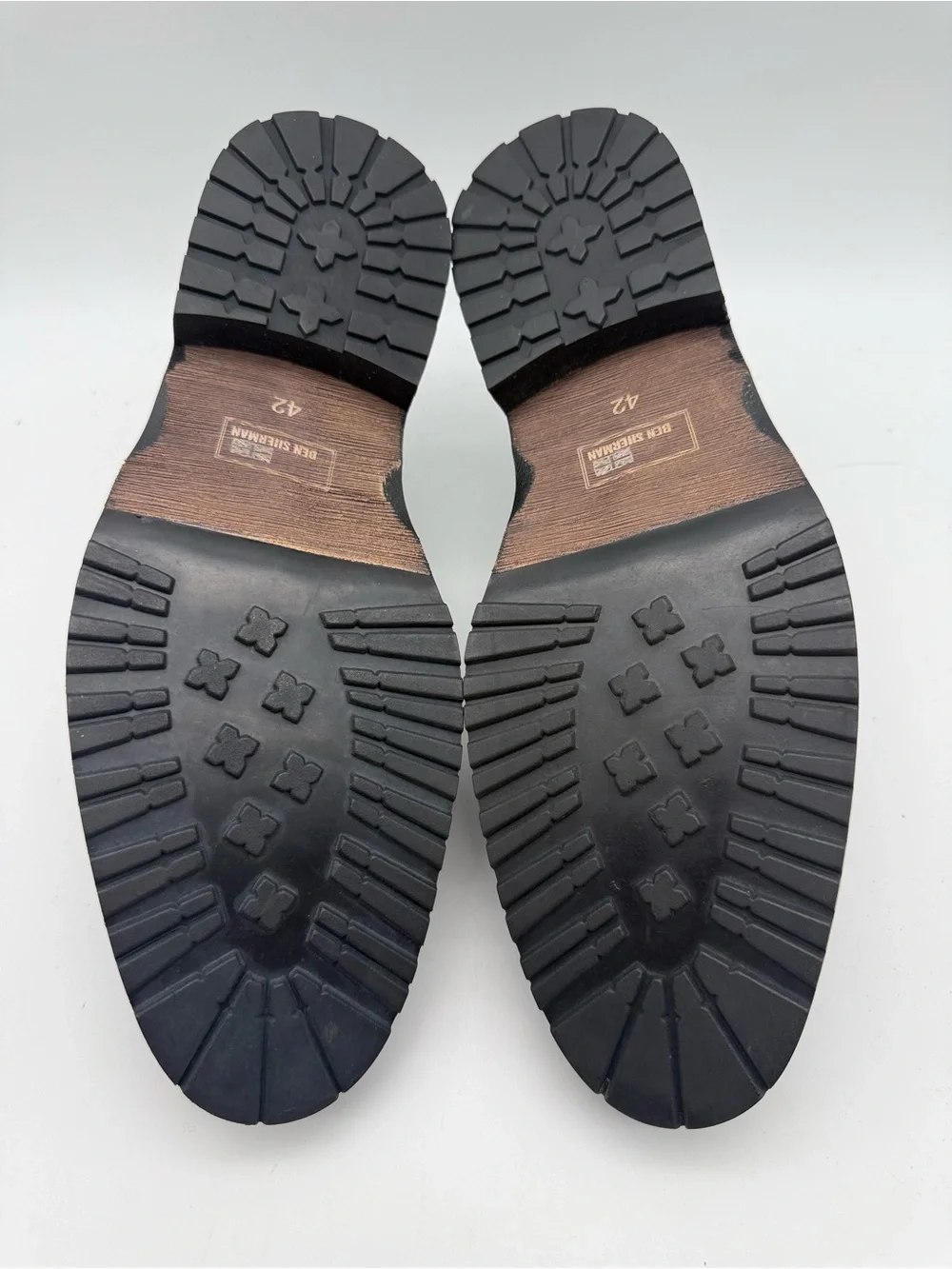 BRAND NEW Ben Sherman Pablo Wool Grey/Black Oxford Shoes Men’s Size 9